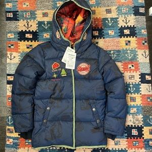 Fantastic Unique Desigual Jacket Boys 11/12 - Style « Menta » - New With Tags